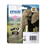 EPSON Inchiostro magenta chiaro singolo Claria Photo HD Elefante 24