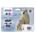 EPSON Multipack 4 colori Claria Premium Orso bianco 26