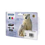 EPSON Multipack 4 colori Claria Premium Orso bianco 26XL