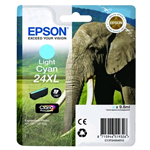 EPSON Inchiostro ciano chiaro singolo Claria Photo HD Elefante 24XL