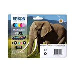 EPSON Multipack 6 colori EasyMail Claria Photo HD Elefante 24XL