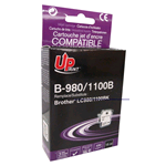 B-980/1100B COMPATIBILE UPRINT BROTHER LC980BK LC1100BK INKJET NERO 15ml