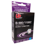 B-980/1100C COMPATIBILE UPRINT BROTHER LC980C LC1100C INKJET CIANO 12ml