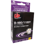 B-980/1100Y COMPATIBILE UPRINT BROTHER LC980Y LC1100Y INKJET GIALLO 12ml