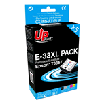 E-33XL PACK REMA UPRINT EPSON E33XL PACK MULTIPACK NERO*2+CIANO+MAGENTA+GIALLO BK:15/PBK+C+M+Y:11ml