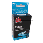 E-80B COMPATIBILE UPRINT EPSON T080140 INKJET NERO 12ml