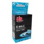 E-80LC COMPATIBILE UPRINT EPSON T080540 INKJET LIGHT CIANO 12ml