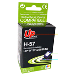 H-57 REMA UPRINT HP C6657 TESTINA COLORE 21ml