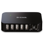D-LINK HUB 7 PORTE USB 2.0 (DA 480 MBPS)