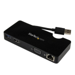 STARTECH MINI DOCK USB3.0 HDMI/VGA/GBE