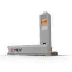 LINDY SERRATURA USB C ARANCIONE