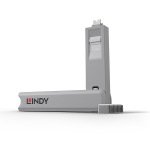 LINDY SERRATURA USB C BIANCO