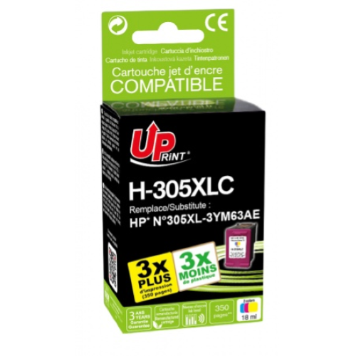 H-305XLC REMA UPRINT HP 3YM63AE TESTINA COLORE 18ml