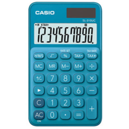 Calcolatrice tascabile SL-310UC blu CASIO