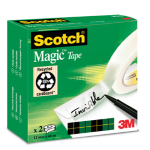 Nastro adesivo Scotch Magic 810-2566 25mmx66mt invisibile permanente