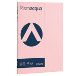 Carta RISMACQUA SMALL A4 200gr 50fg rosa 10 FAVINI