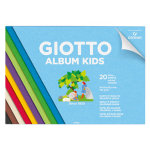 Album Kids Carta colorata 2+ f.to A4 120gr 20fg Giotto