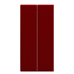 Pannello fonoassorbente 160x40cm Rosso Moody
