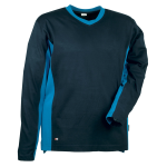 Maglietta a maniche lunghe Madeira Tg. L blu navy/nero Cofra