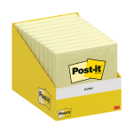 Cf. 10 blocchetti c/film 100fg Post-it Notes 6820-CY-W10 76x76mm giallo canary